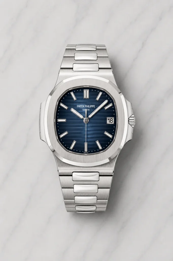 Nautilus White Gold Blue Dial - 58111G